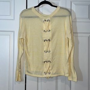Yellow Laced Blouse
